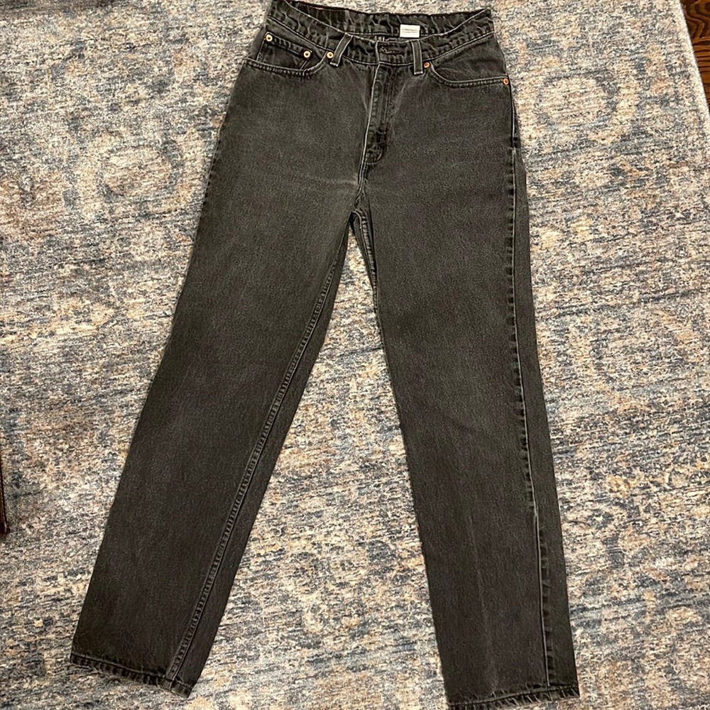 LEVI’S 512 - Vintage black, slim fit, straight leg 26x28
